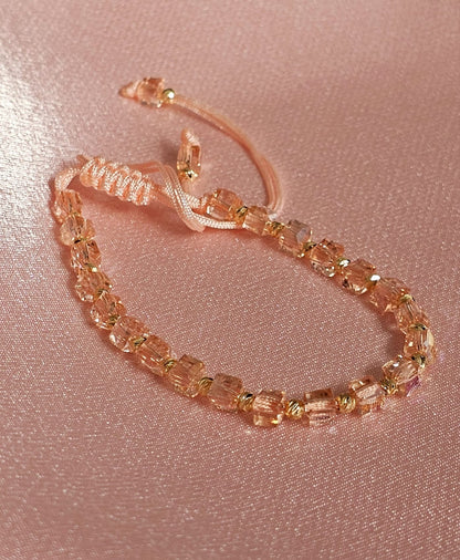 Faz Adjustable Beaded Bracelet with Pull String – Multiple Colours Available