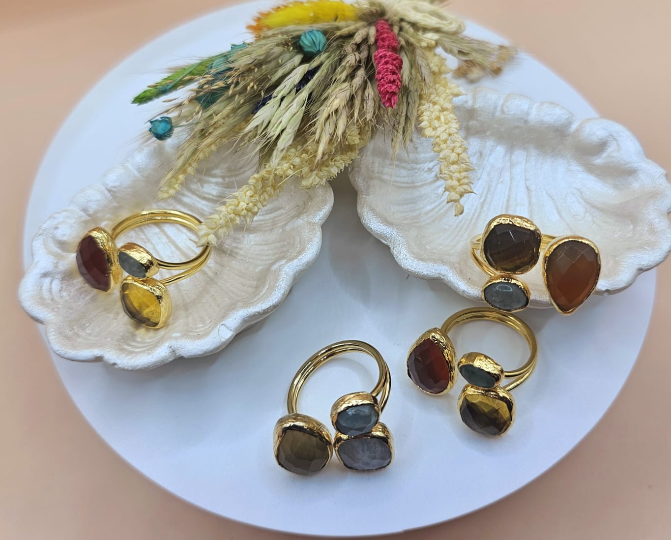 Aydın 3 Stone Ring