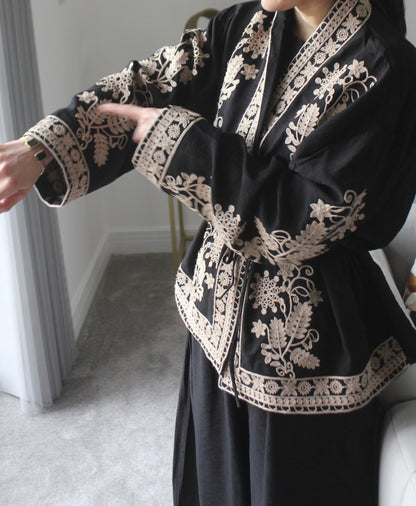 Embellished Jacket and Dress Set