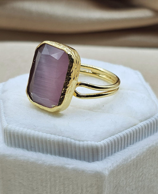 Aydin Cat Eye Rectangular Ring