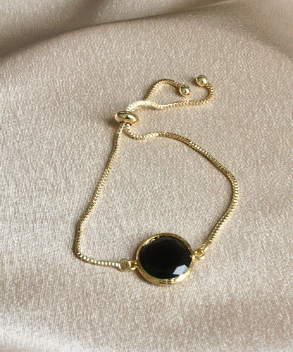 Miray Round stone toggle bracelet