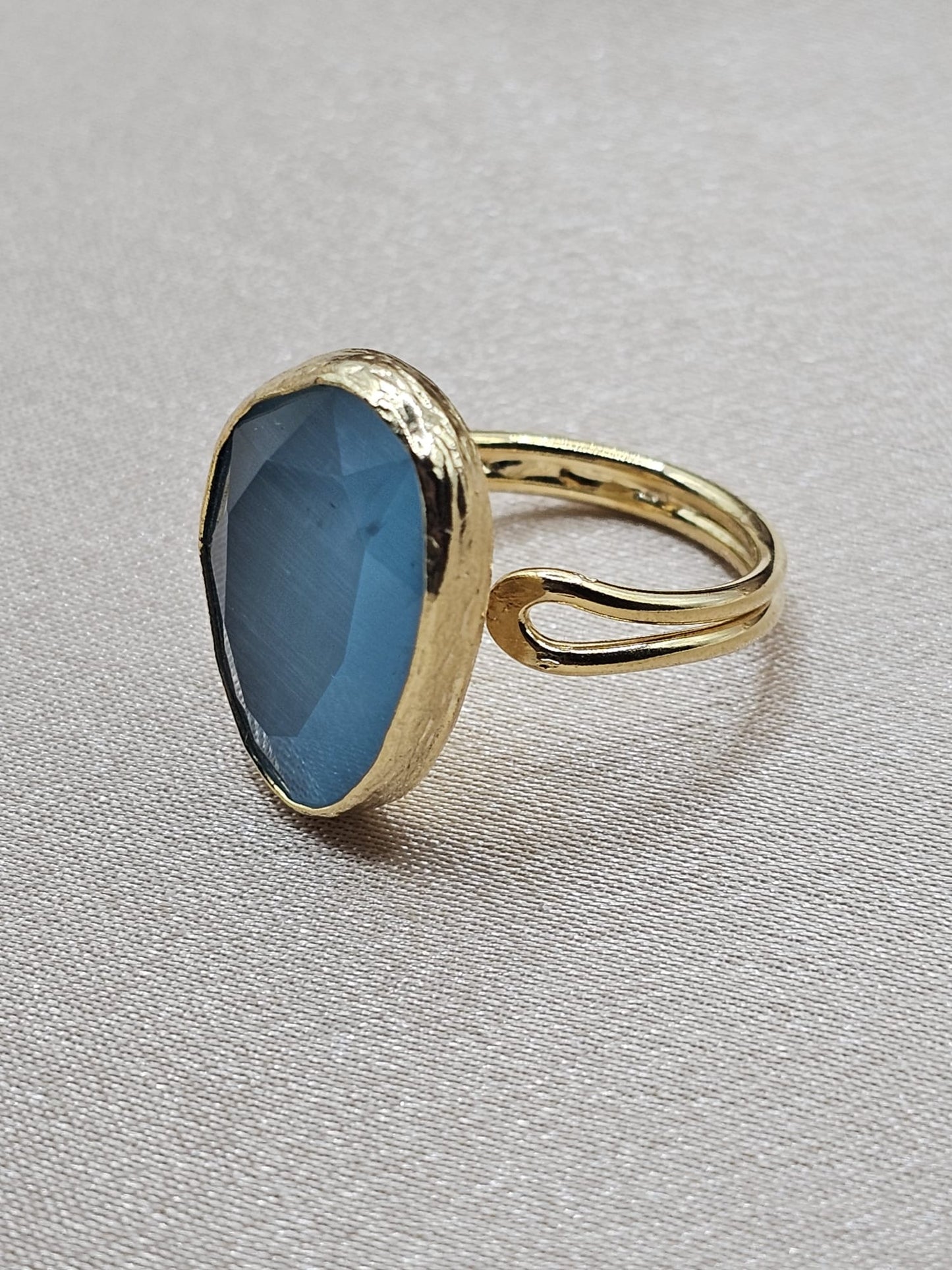 AYDIN Cat Eye Stone Ring