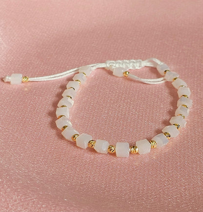 Faz Adjustable Beaded Bracelet with Pull String – Multiple Colours Available