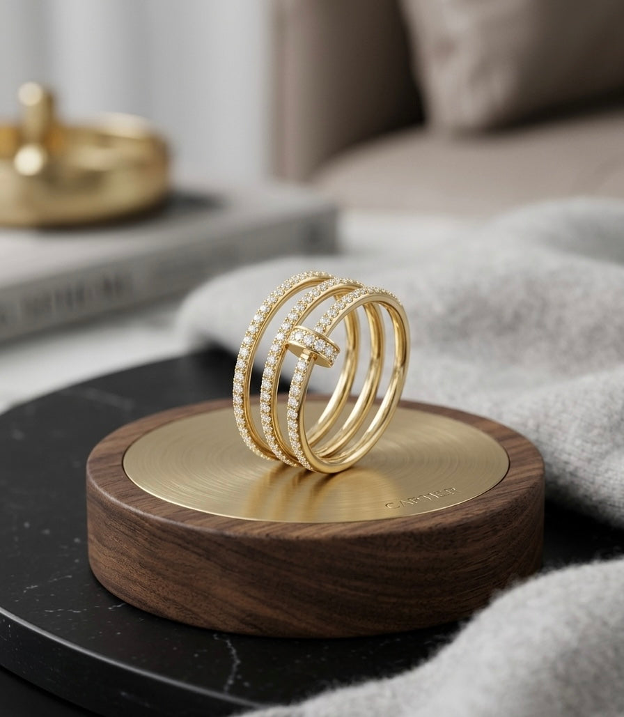 Multi-Wrap "Nail" Ring