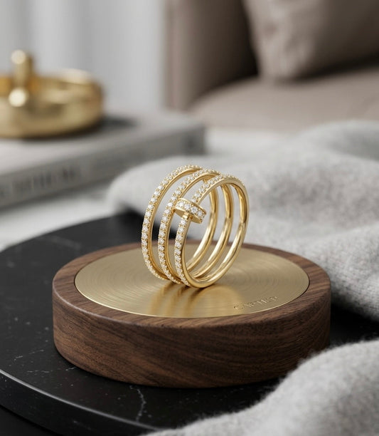 Multi-Wrap "Nail" Ring