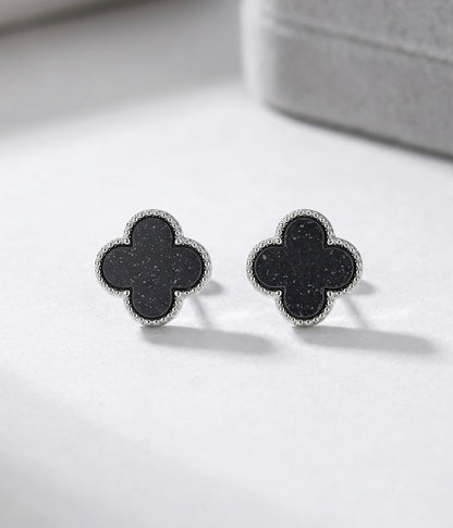 Vintage Clover Stud Earrings