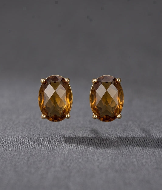 Zultanite Oval Studs – Color-Changing