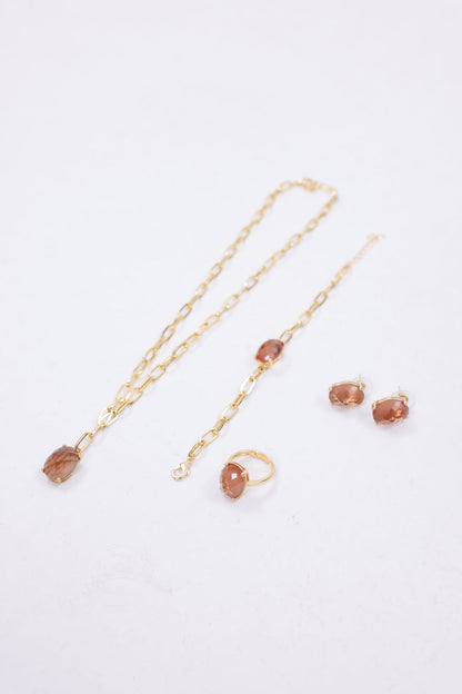 Zultanite Stone Gold Plated Studs