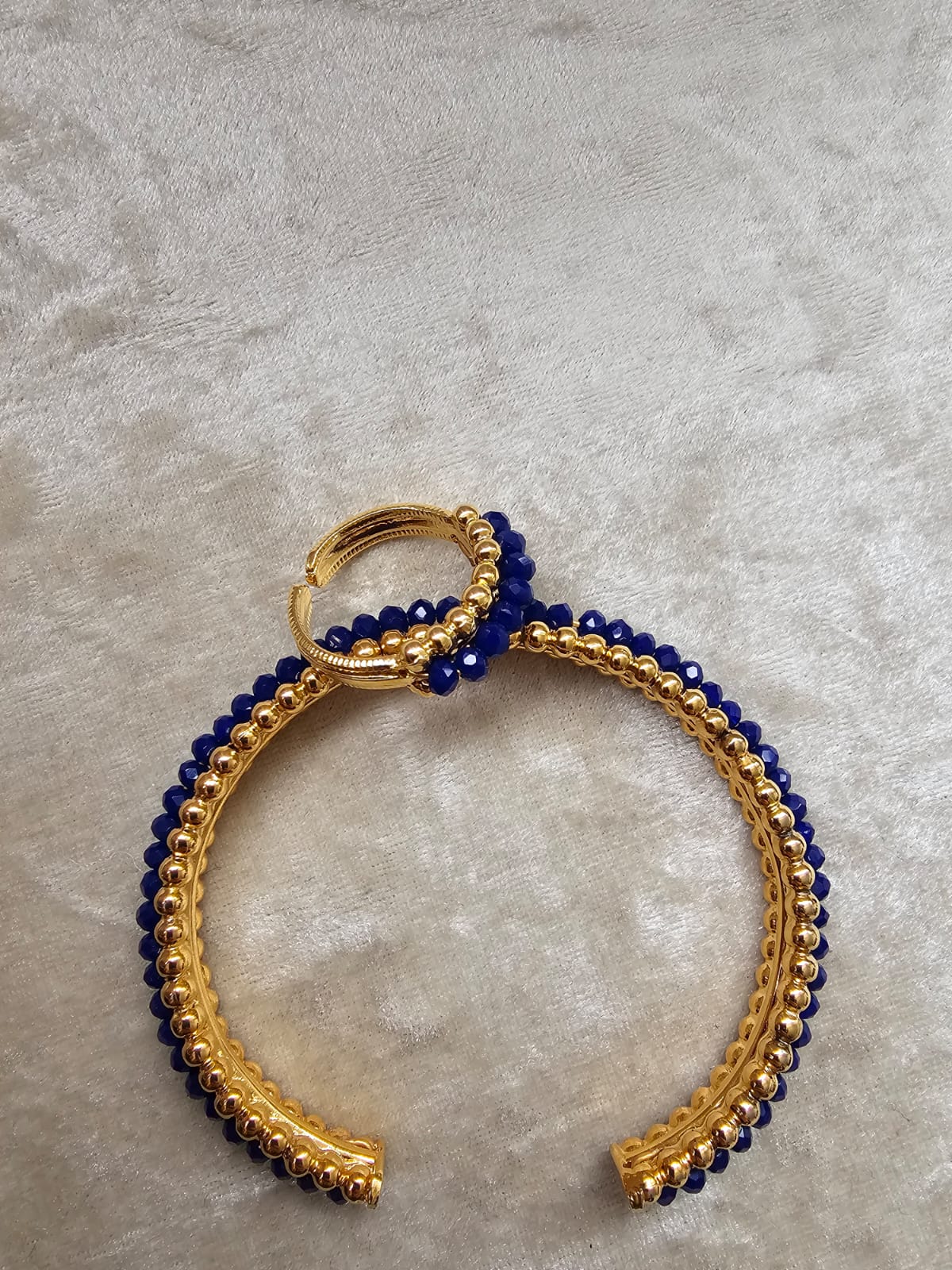 Faz Bead Bangle & Ring Set