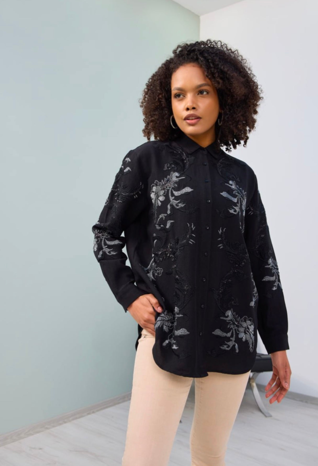 Embellished shirt