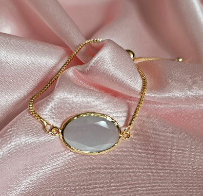 Miray Oval Cat Eye Toggle Bracelet