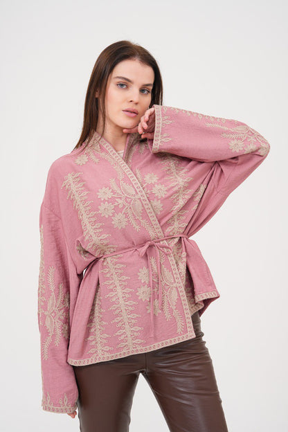 Embellished Jacket and Dress Set