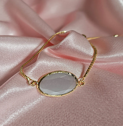 Miray Oval Cat Eye Toggle Bracelet