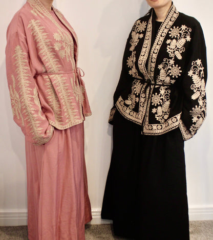 Embellished Jacket and Dress Set