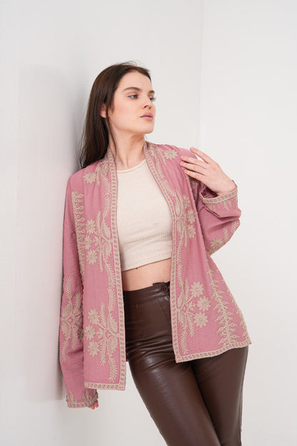 Embellished Jacket and Dress Set