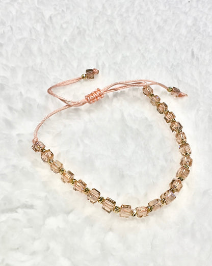 Faz Adjustable Beaded Bracelet with Pull String – Multiple Colours Available