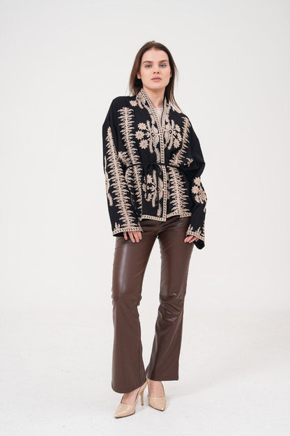 Embellished Jacket and Dress Set