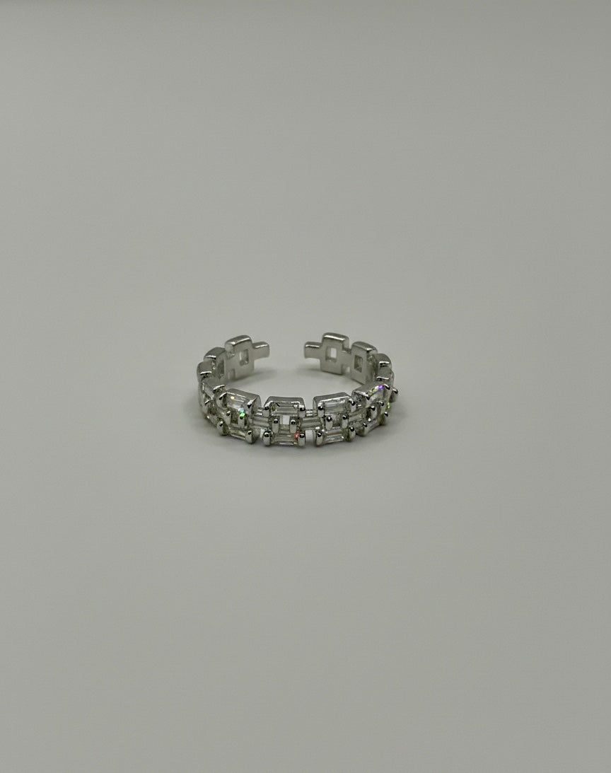Geometric Glam Ring