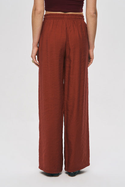 Artisan Beaded Oversized Shirt & Wide-Leg Pant Set