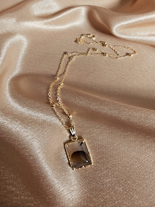 Zen Natural Stone Pendant Necklace