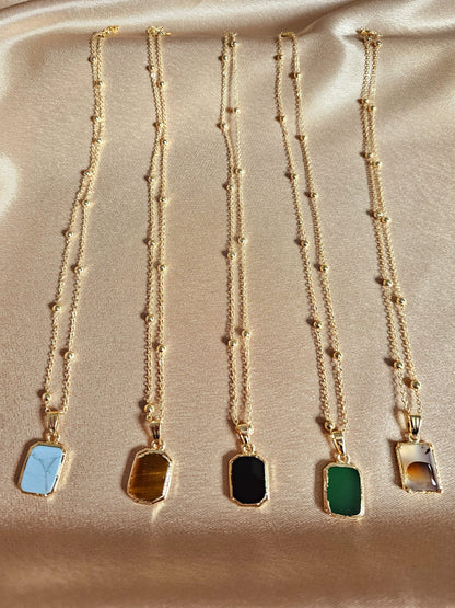 Zen Stone Effect Necklace