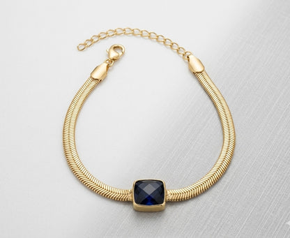 Elegant Gold Snake Chain Bracelet