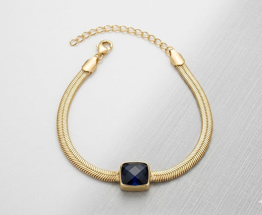 Elegant Gold Snake Chain Bracelet