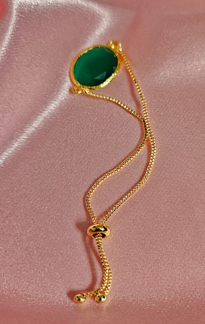 Miray Oval Cat Eye Toggle Bracelet