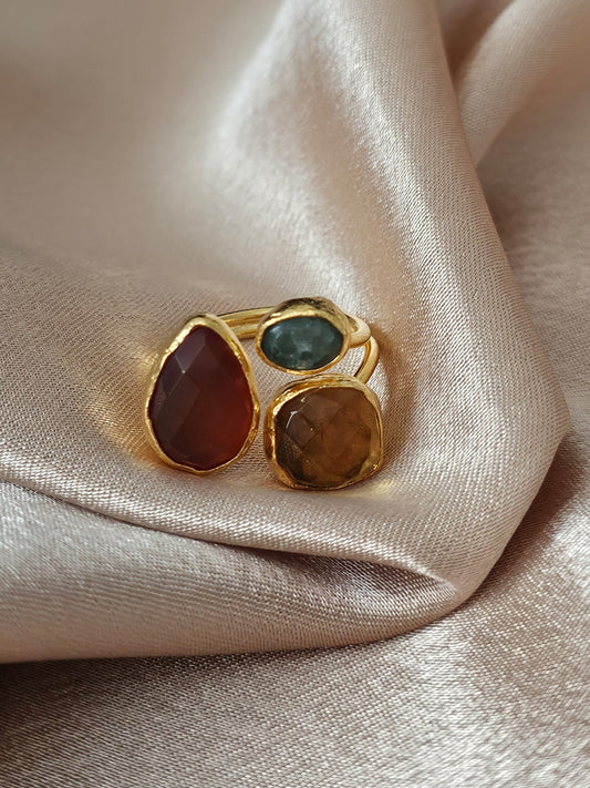Aydın 3 Stone Ring