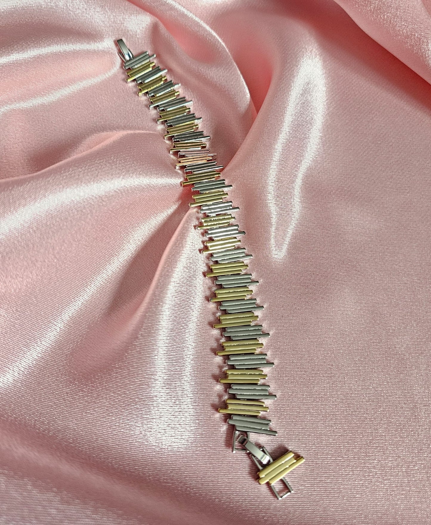 Zafush Silver & Gold Bracelet
